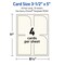 Avery Printable Single Rounded Corner Rectangle Flat Cards, 3-1/2" x 5", Matte Ivory Cardstock, Print-to-The-Edge, Laser/Inkjet Printable, 40 Total, Great for Product Branding, Marketing, and More